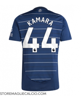 Aston Villa Boubacar Kamara #44 Maglia Gara Terza Repliche 2024-25 Maniche Corte